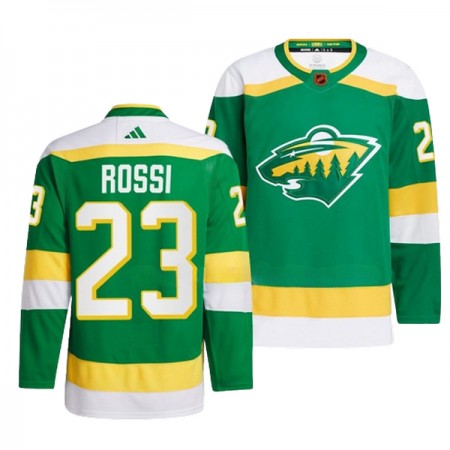 Minnesota Wild Marco Rossi 23 Adidas 2022-23 Reverse Retro 2.0 Grün Trikot Authentic - Herren